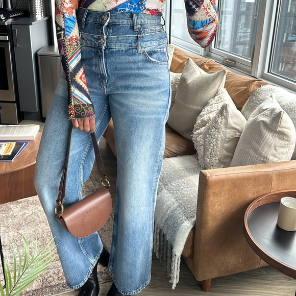 Sandro Paris Double Waist Jeans - Picture 1 of 4